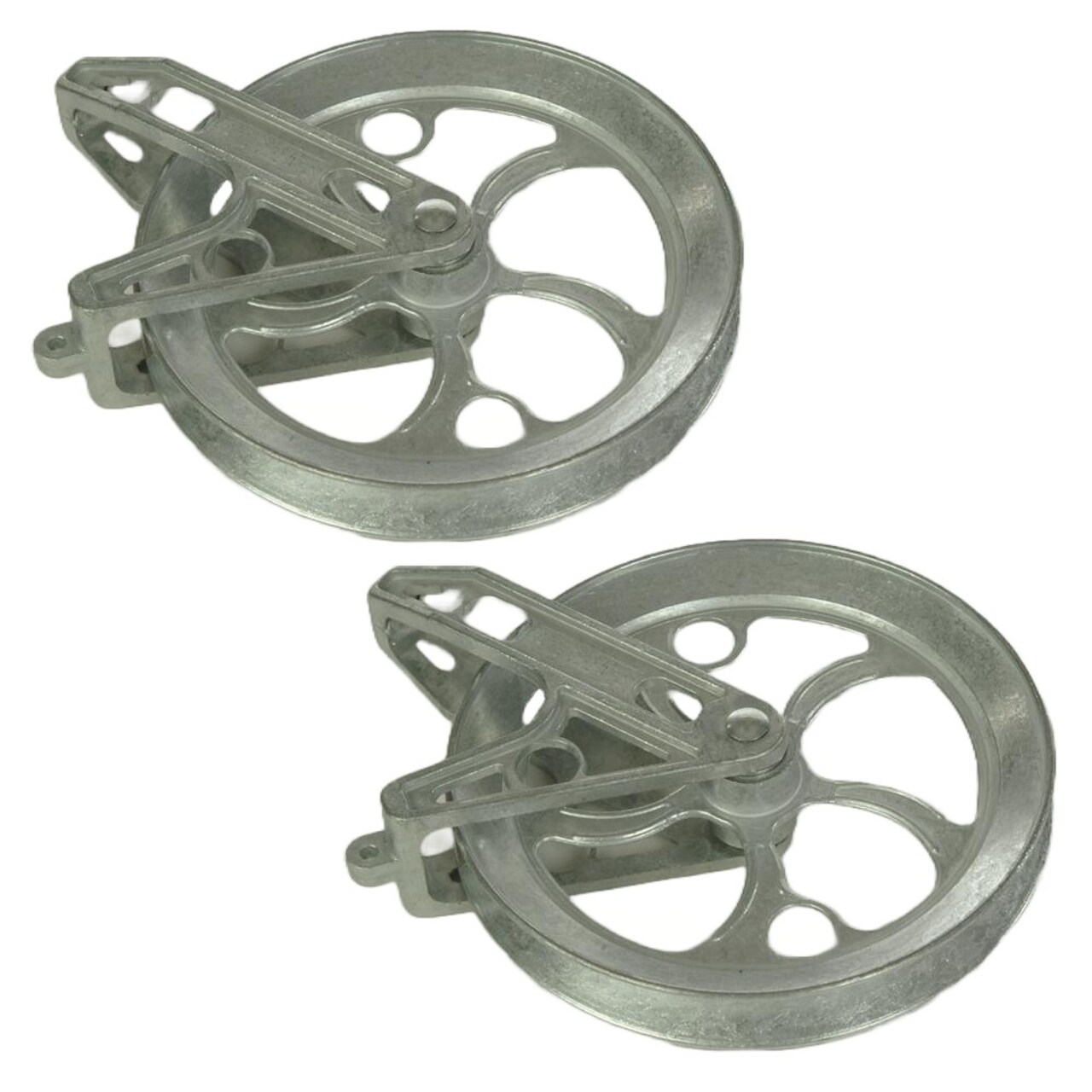 Ben-Mor Inc Laundry Clothesline Pulley Wheel Rustproof Zinc 8" Pack of 2